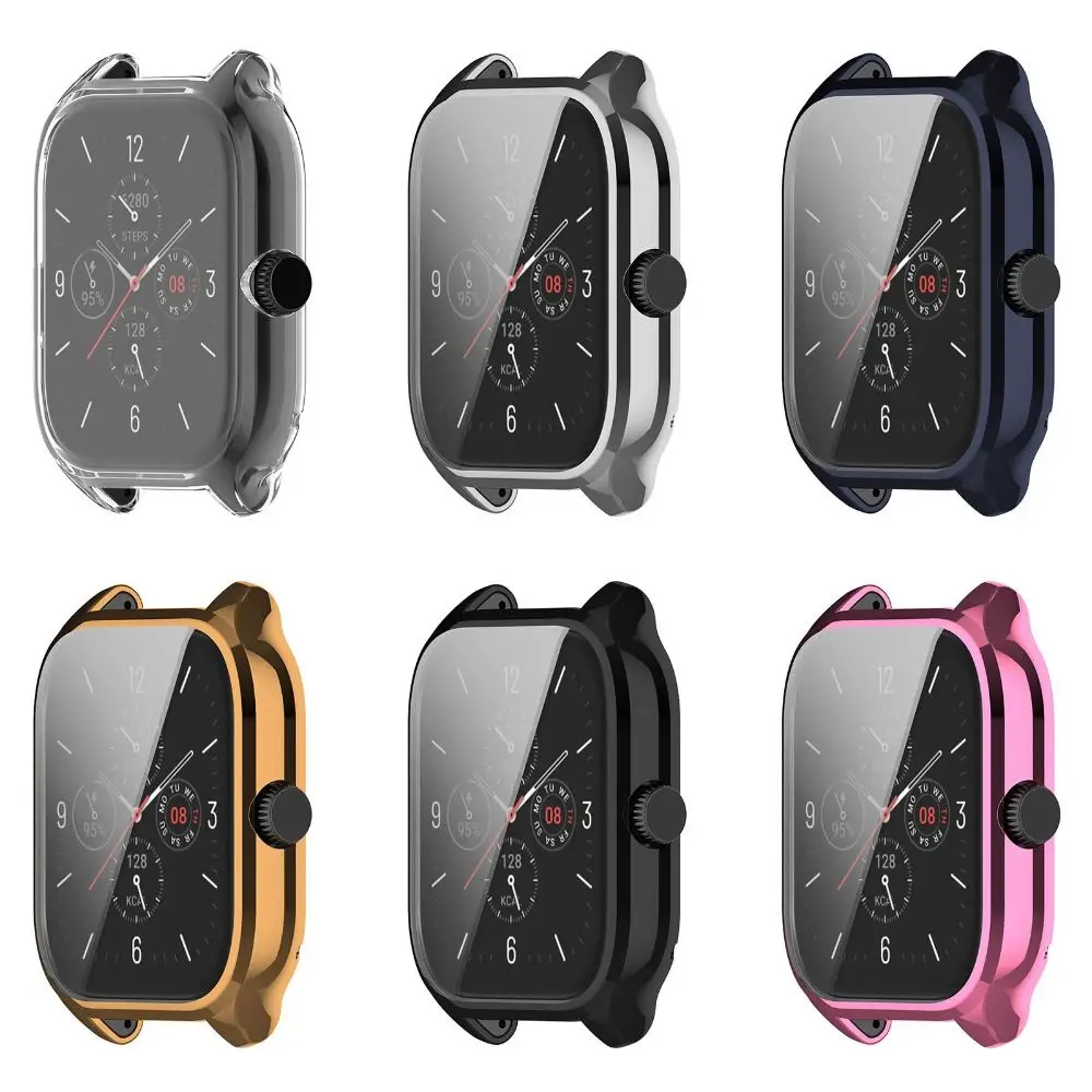 Protective Case For Amazfit GTS 4 Smart Watch Bumper Full TPU Screen Protector Watch Case For Amazfit GTS 4 Cover Shell