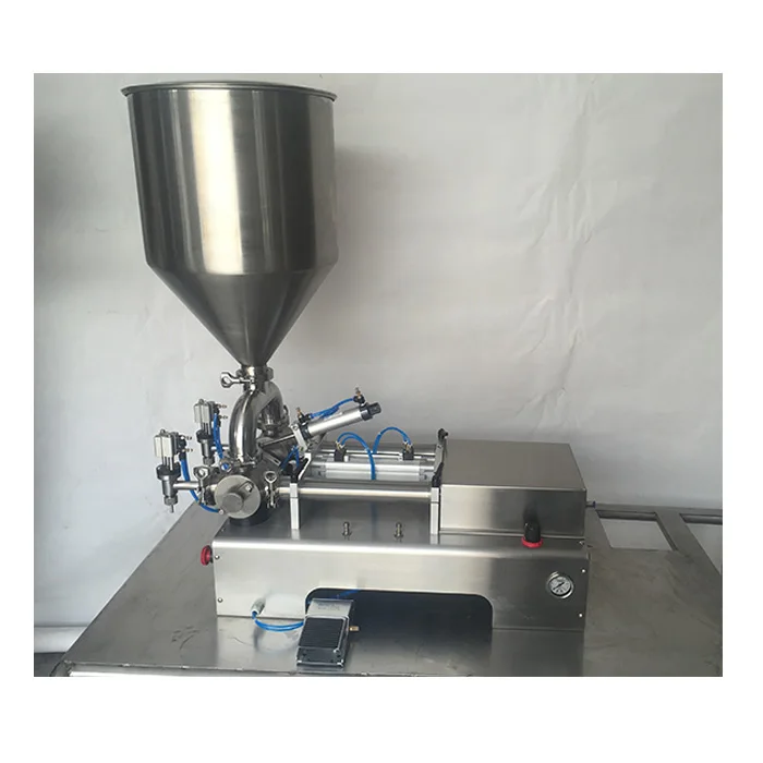 1-5000g Semi Automatic Horizontal Sauce Beverage Canning  with Dual Outlet Explosion Proof - view 3