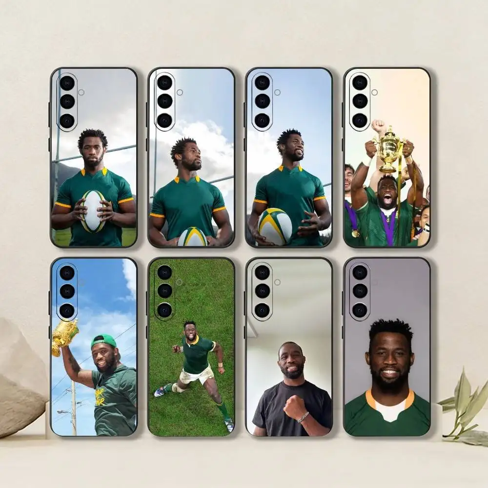 S-Siya K-Kolisi-Rugby-South Africa Phone Case For Samsung Galaxy A73,A72,A71,A70,A53,A52,A51,Others Soft Black Cover