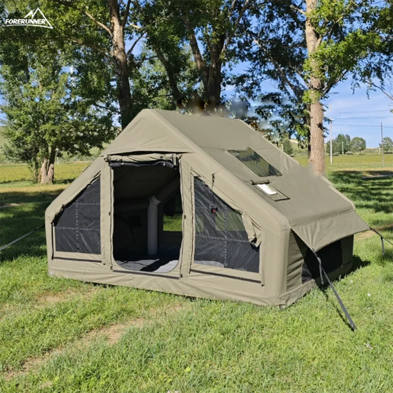 Waterproof Inflatable Air Tent Winter Camping Tent Canopy Shelter Outdoor Overnight 1-2 Person Glamping Tent