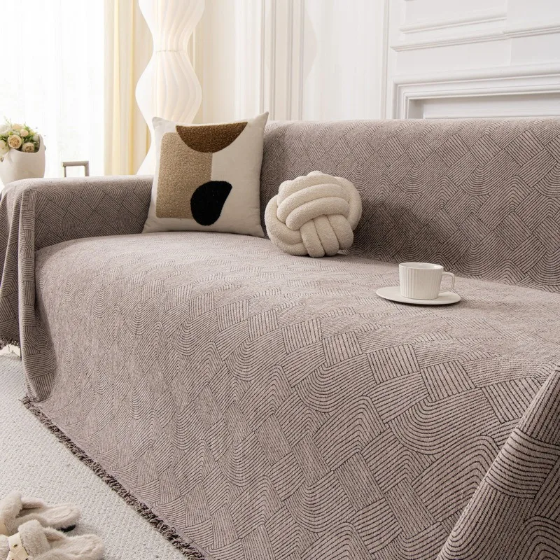 

New Chenille Sofa Blanket Nordic Style All Cover Sofa Blankets Couch Towel Four Seasons Non Slip Sofas Cushion for Living Room