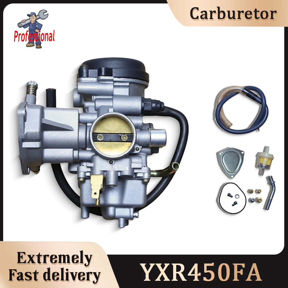 

Motorcycle Carburetor for Compatible Rhino Hunter Edition 450 2006-2009 2P5-E4901-01-00 YXR Carb Yamaha YXR450FA YXR450FAH