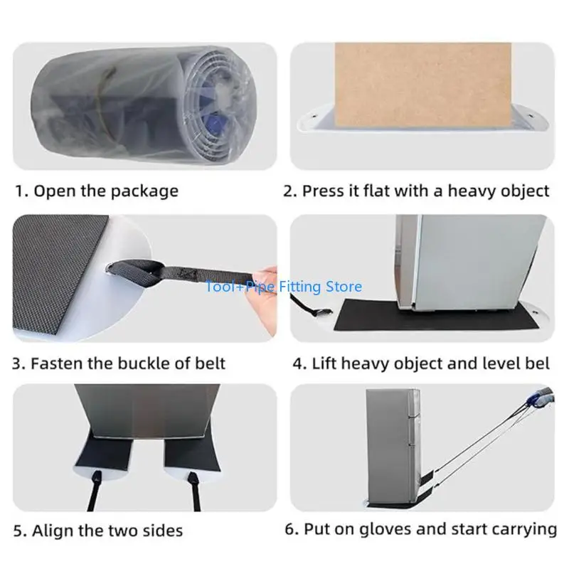 F92B Pull Furniture Slides Plastic Appliance Glides with Pull Strap Sliding Sheet