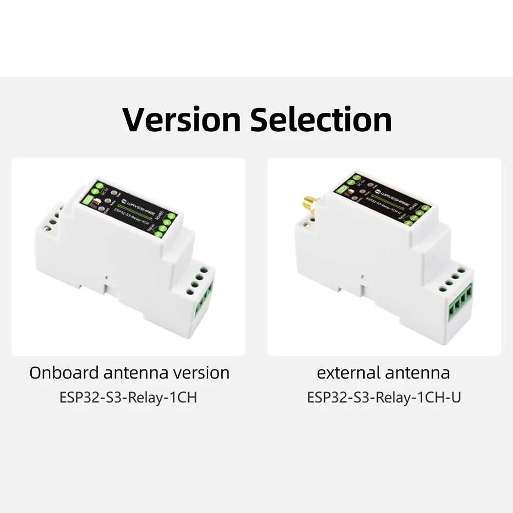 Waveshare ESP32-S3 1-Kanal-Relaismodul Industriequalität WiFi Bluetooth S485 Dual-Core 240MHz DIN-Schienen-Isolierter Schutz – Detail 14