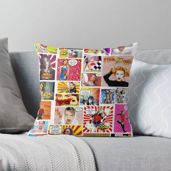 Kylie Minogue Even More Pow Wow K35  Printing Throw Pillow Cover Home Comfort Hotel Fashion Office Pillows not include One Side