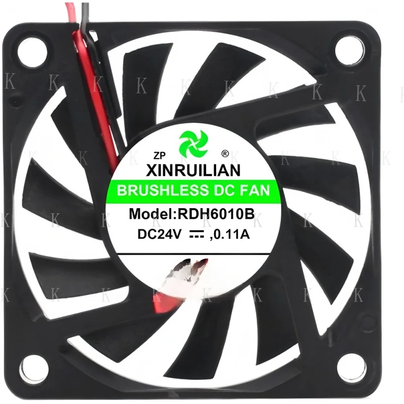 

C FOR Large Air Volume Cooling Fan RDH6010B 60*60*10mm 24V 0.11A