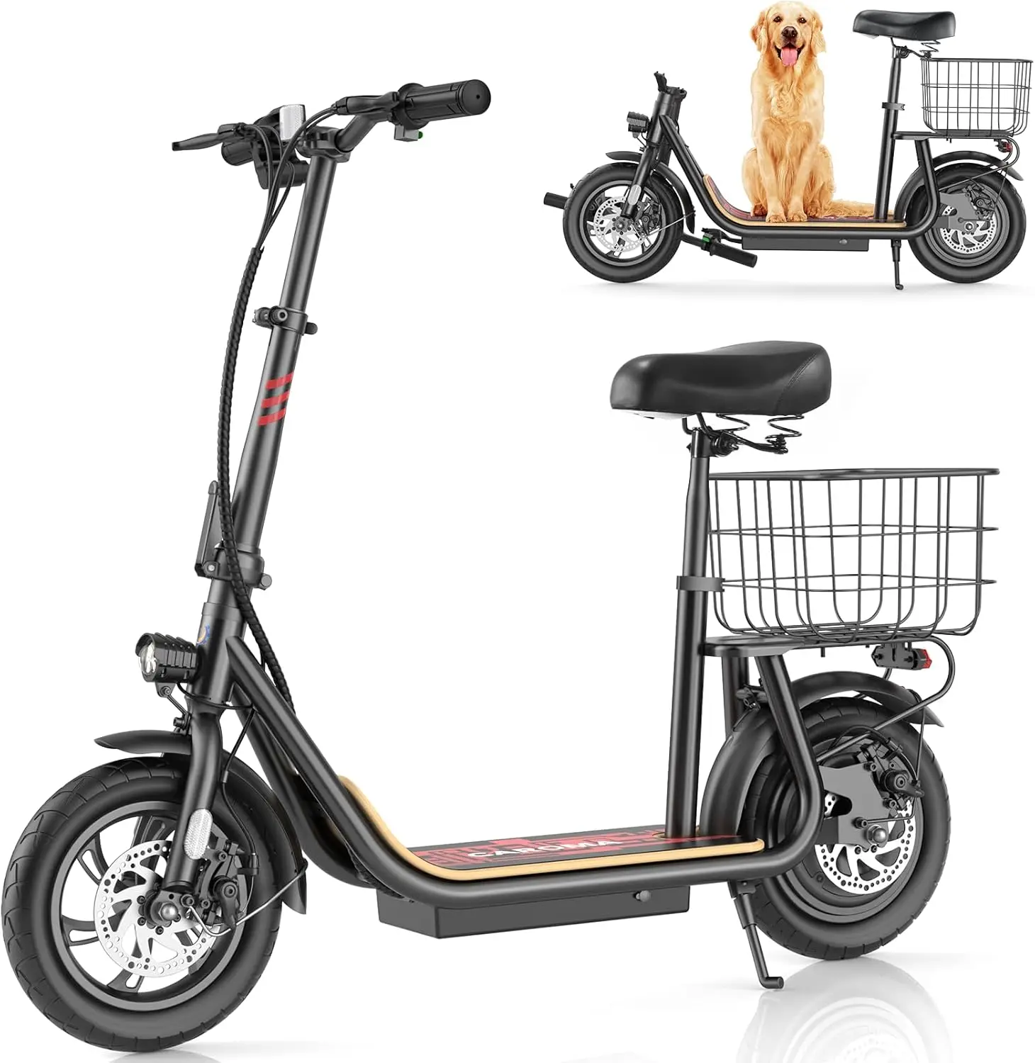 1200W Electric Scooter with Seat and 12