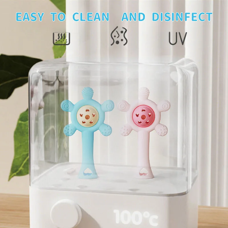 طفل مكافحة الأكل اليد لغز التعليم المبكر اليد رنين مهدئا الأسنان طحن عصا تجتاح لعبة تدريب #5