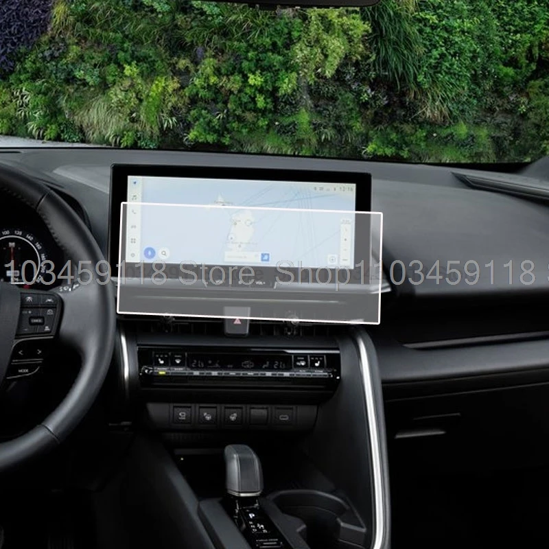 Ochraniacz ekranu TPU do Toyota C-HR 2024 2025 12,3 cala, przezroczysta osłona konsoli środkowej samochodu, akcesoria odporne na zarysowania. — zdjęcie 3