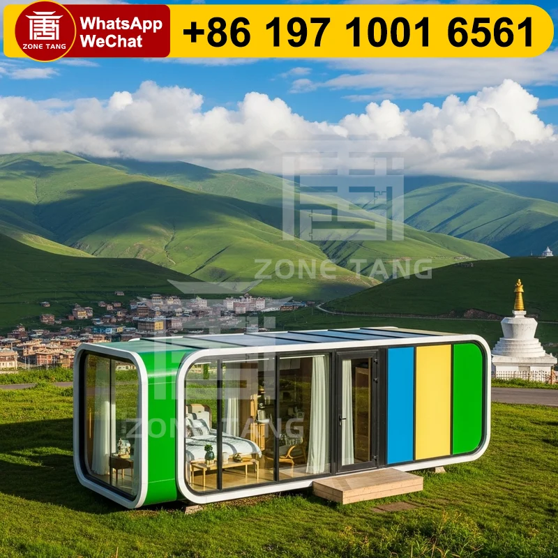 

Affordable Tiny Houses Modern Prefab House Capsule House Factory Custom Mobile Homes Hotel Temporary Housing Apple Capsule House