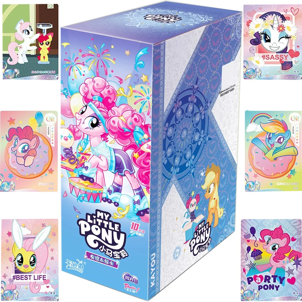 My Little Pony Card For The Children Moonshine Pack Genuine Fifth Bullet A box Full Of Rainbow Cute Parties Rare Limited Edition