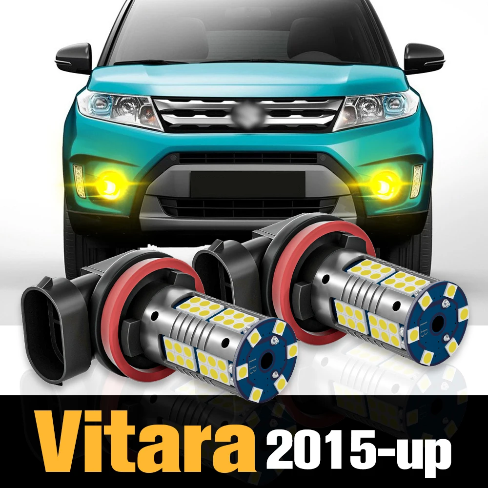 

2pcs Canbus LED Fog Light Lamp Accessories For Suzuki Vitara 2015 2016 2017 2018 2019 2020 2021