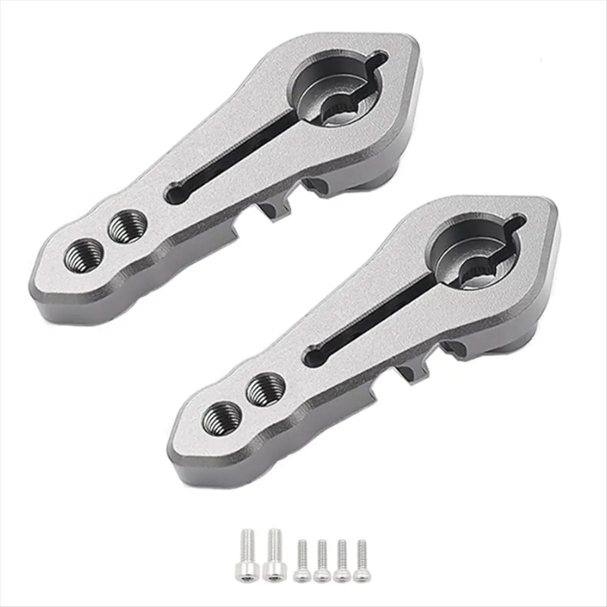 New arrival 25T Servo Horn Upgrades for Standard Servo Motors for TRX4 SCX10 1/10 RC Silver - view 5