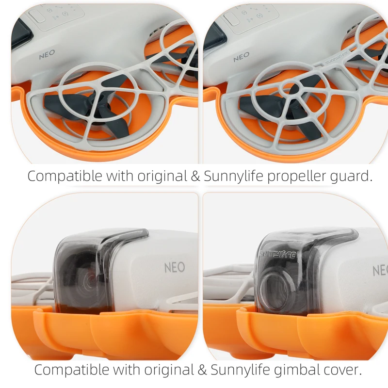 カラビナ付き保護シェル,dji neo用の小さな収納ボックス,クラッシュ防止,バタフライデザイン,neoアクセサリー