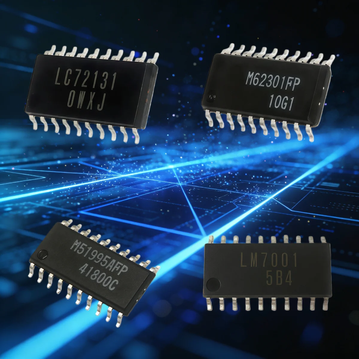 10pcs/lot M51995AFP M51995 M62301FP M62301 LC72131M LC72131 LM7001 LM7001M SOP-20