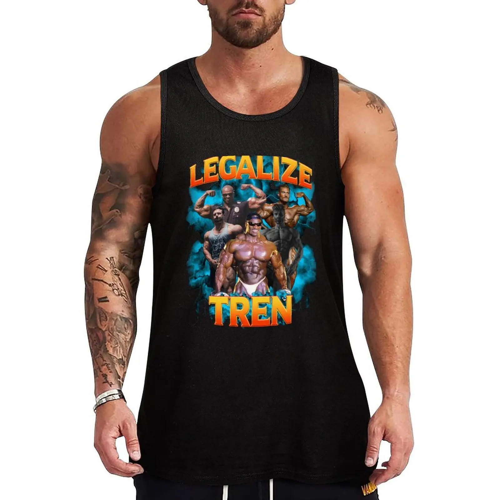 Legalize Tren 2 Tank Top vest for men bodybuilding t-shirt