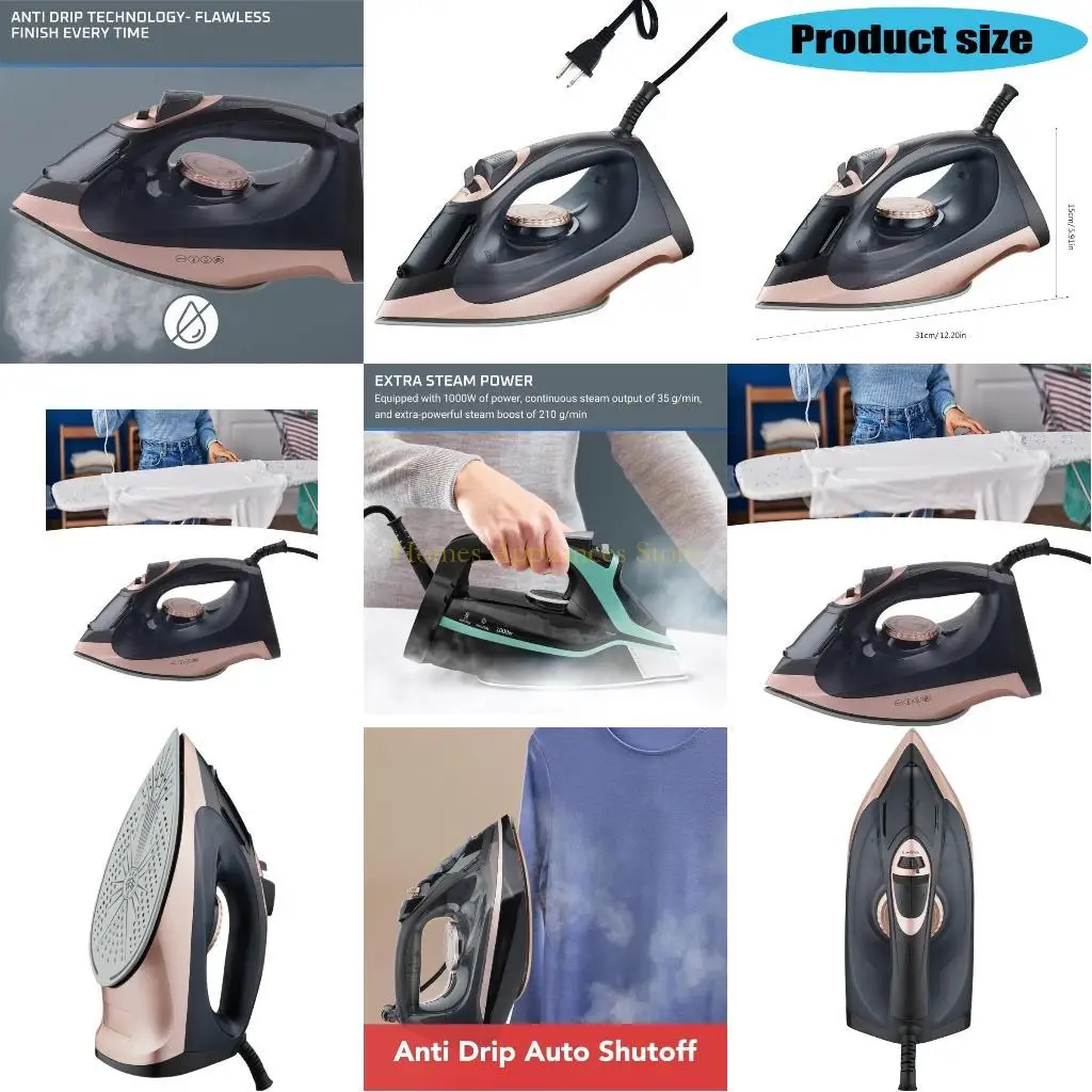 

D0AB High Power Steamer и Iron 2200W Управляющая ткань -пароварка пластическая текстура, подходящая для студентов и подарка