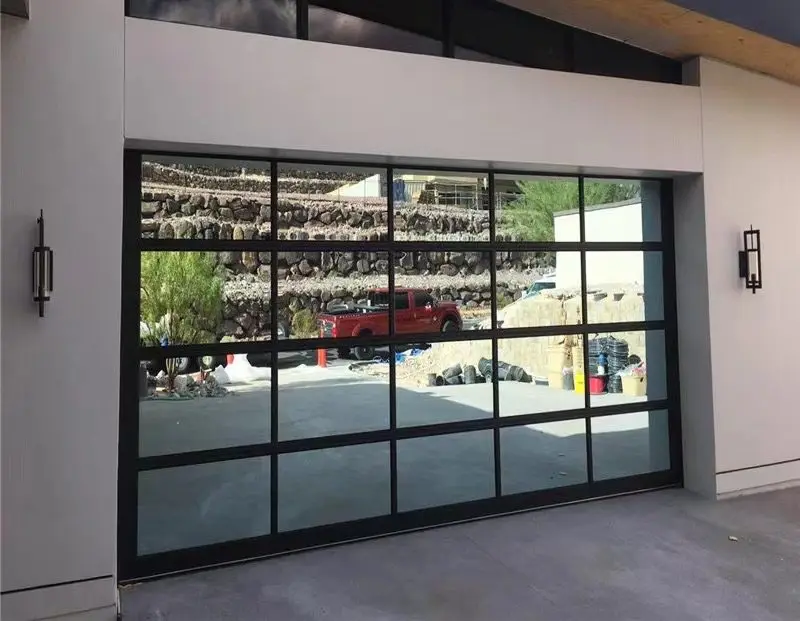 

Рольставни для гаража, автосервиса 4S, виллы, из алюминиевого сплава, электрические, подъемные, с подсветкой, противовзломные, рулонные ворота