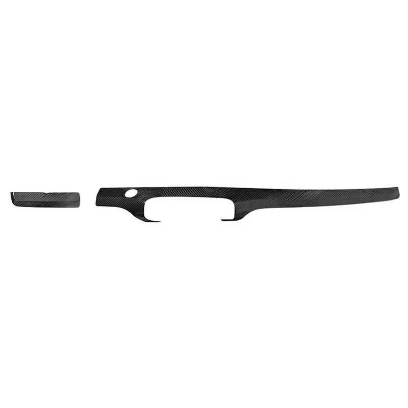 2025+ For Ford Mustang Mach-E Carbon Fiber Dashboard Cover Interior Accessory Trim Kit Fit