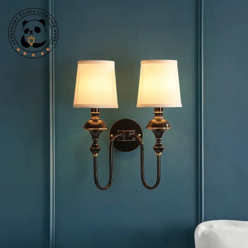 

All Copper Wall Lamps Decoration Home Living Room Background Wall Sconces Bedroom Headboard Staircase Hallway Led Light Fixtures