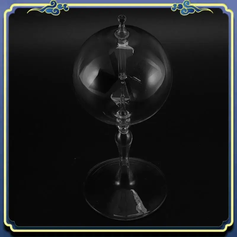 Portable 2Pcs 20.5Cm Glass Windmill Solar Powered Crookes Radiometer Light Mill/Educational Teaching Study Tool