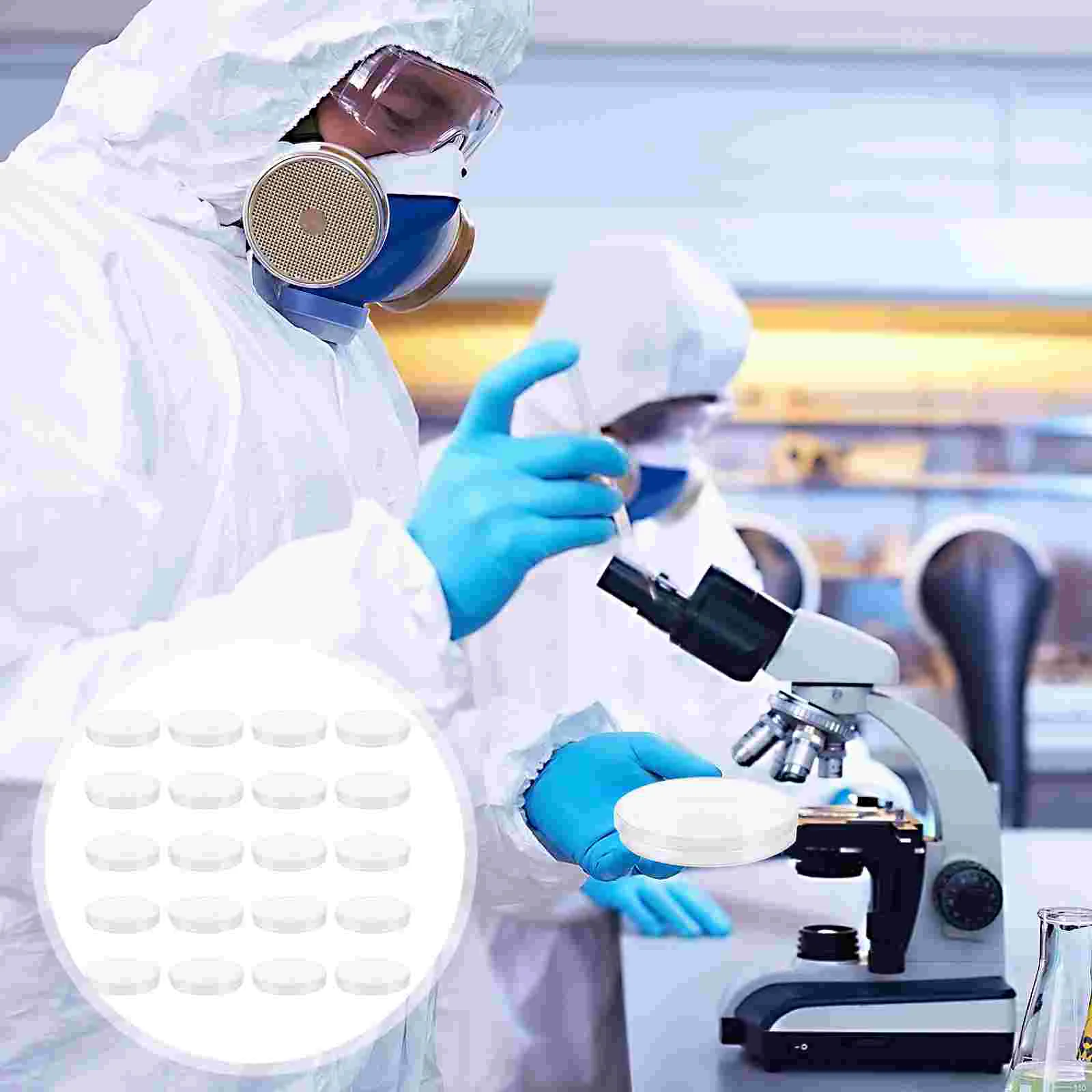 

Petri Dish Transparent Dishes Laboratory Plastic with Lids for Culture Yeast Plant Terrarium