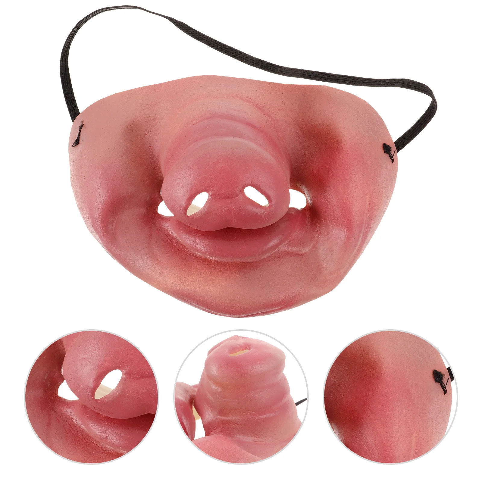 

Decorative Pig Prop Latex Crafted Realistic Funny Costume Party Performance Accessory Pig Nose Cosplay Nose Performance Prop