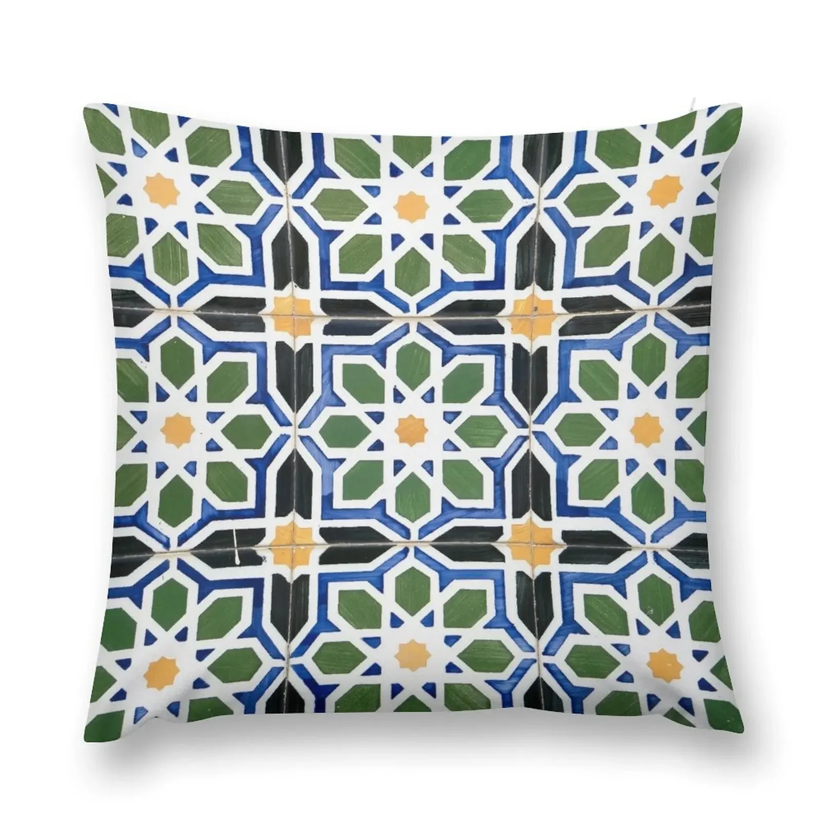 

Traditional Portuguese glazed tiles Throw Pillow Throw Pillow sleeping pillows pillow cover christmas