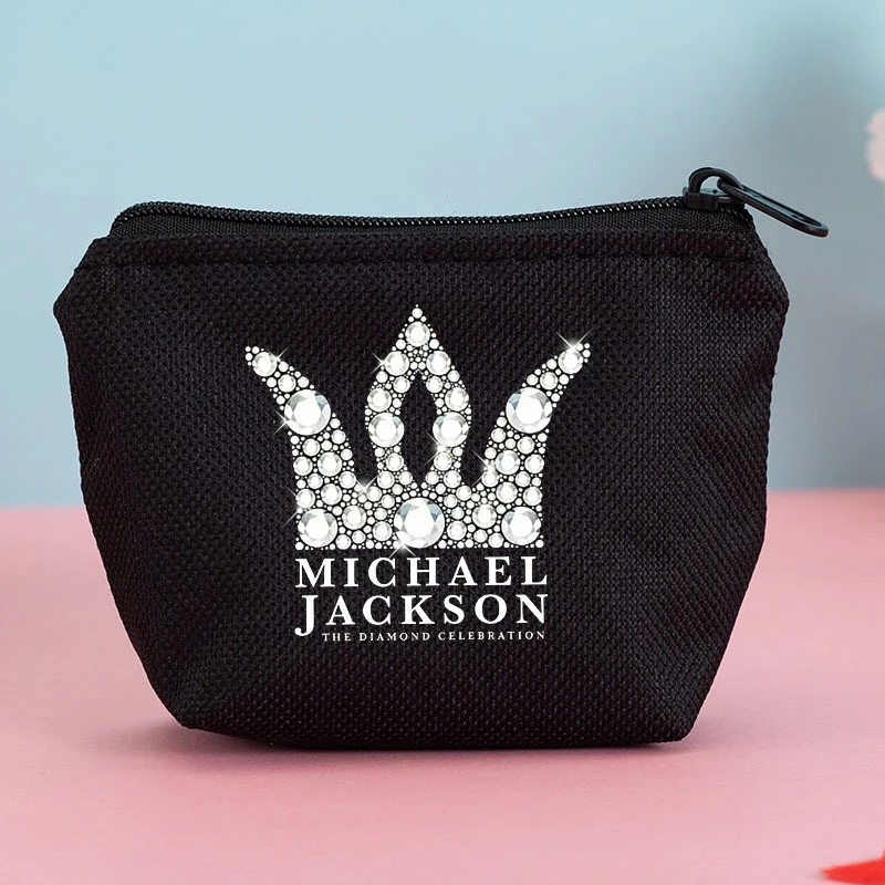 King of Pop Michael Jackson Coin Purse Cartoon MJ Wallets Mini