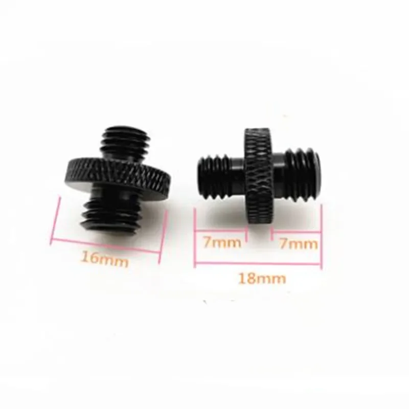 2개 범용 카메라 변환 나사 1/4 암-3/8 M4 M5 M6 M8 수 나사 삼각대 모노포드 마운트 어댑터 사진 촬영용