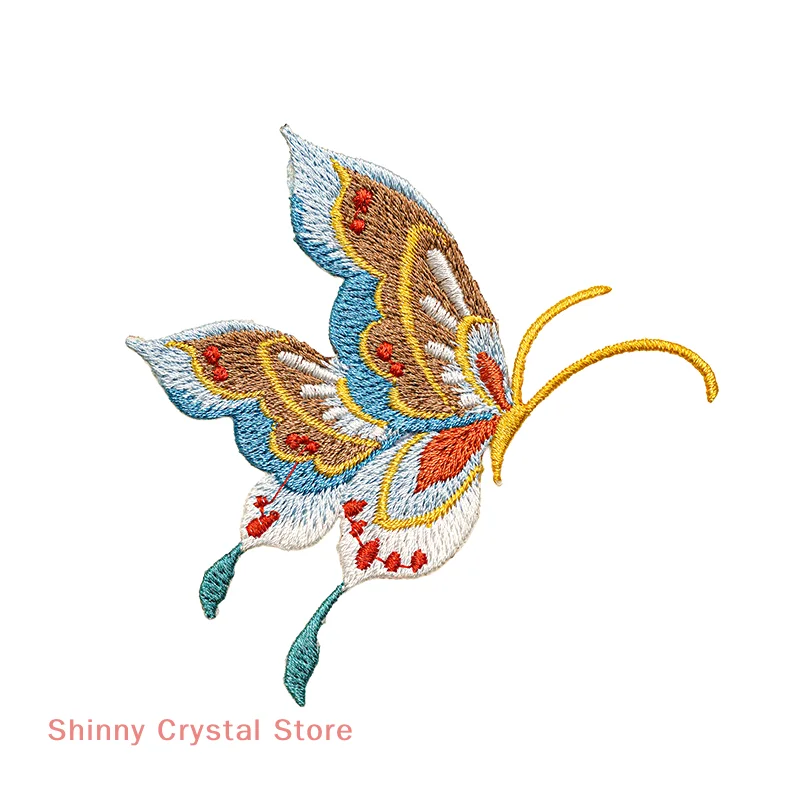 رائعة الصينية التقليدية الفن فراشة شارة مطرّزة شيونغسام هانفو حقيبة ملابس DIY بها بنفسك الديكور الكي للملابس