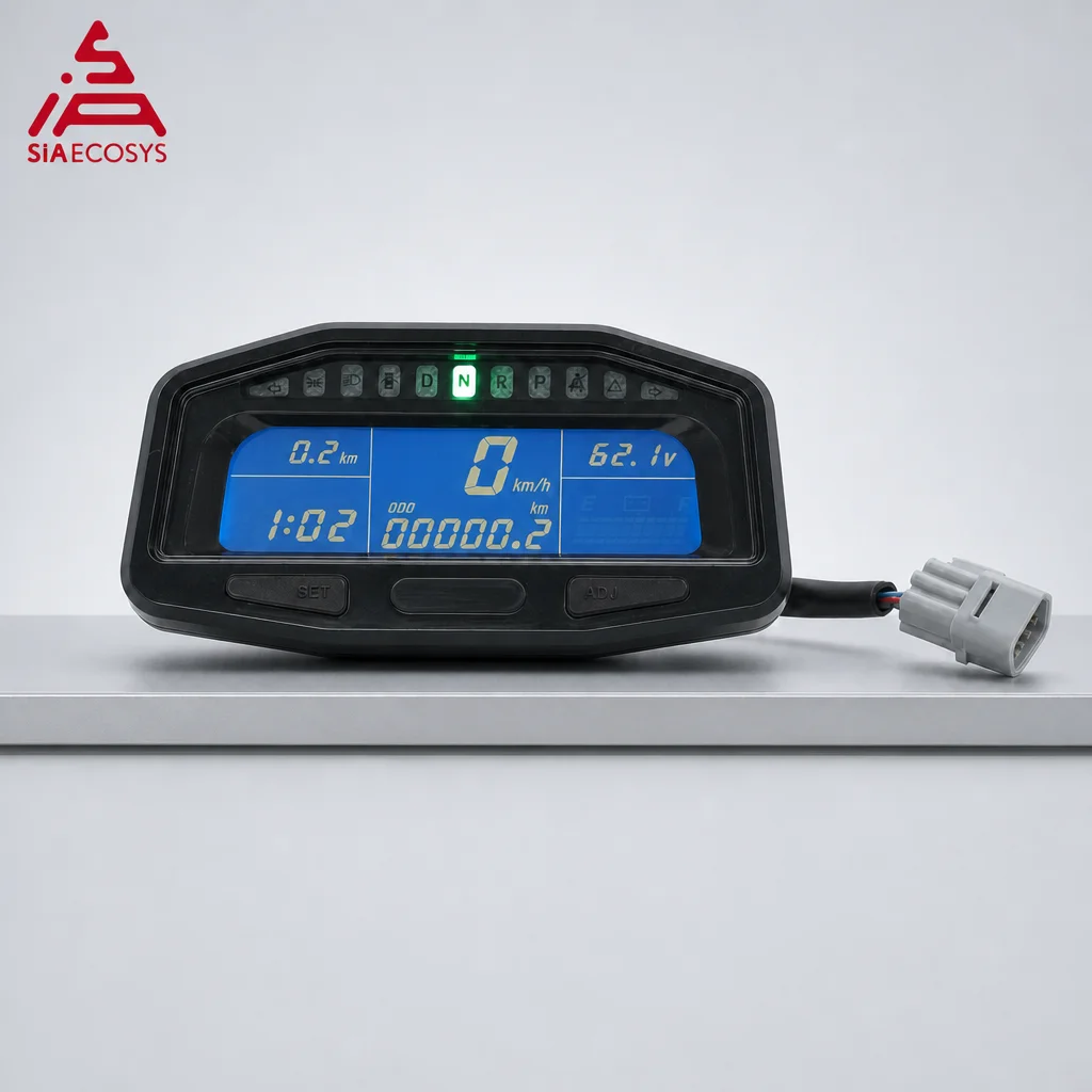 SiAECOSYS X8-E Digital Display for Electric Car Dashboard Instrument Panel Electric Vehicle Display Replacement