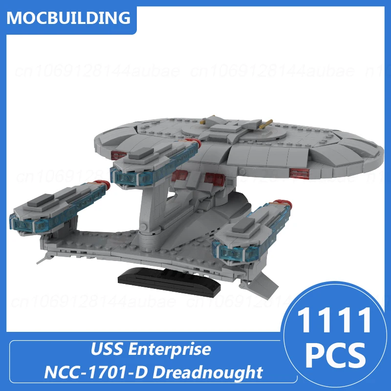 USS Enterprise NCC-1701-D Dreadnought & Nebula Class Display Model Moc Building Blocks Space Diy Assemble Bricks Xmas Toys Gifts