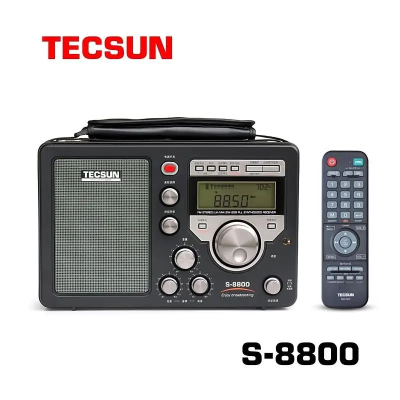 

Tecsun Radio S-8800 High Sensitivity Full Band Digital Tuning Stereo Remote Control Function Radio Tecsun Radio S8800