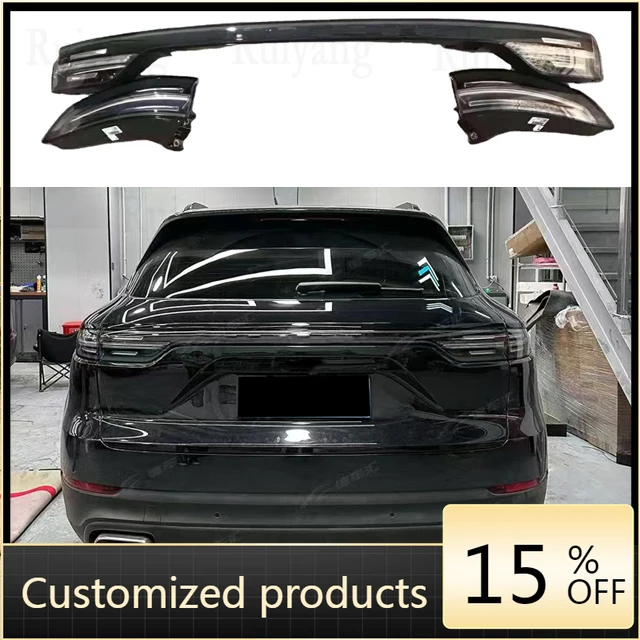 

Высокое качество и надежность Для моделей PorscheS Cayenne 2018-2023, оснащен проникающими черными задними фонарями для замены светодиодного Tailli