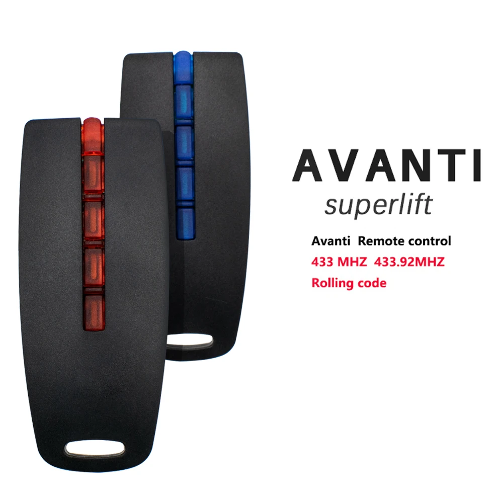 Avanti Remote Control Compatible With Avanti/Superlift/TX4 Garage Door Gate  433MHz Rolling Code
