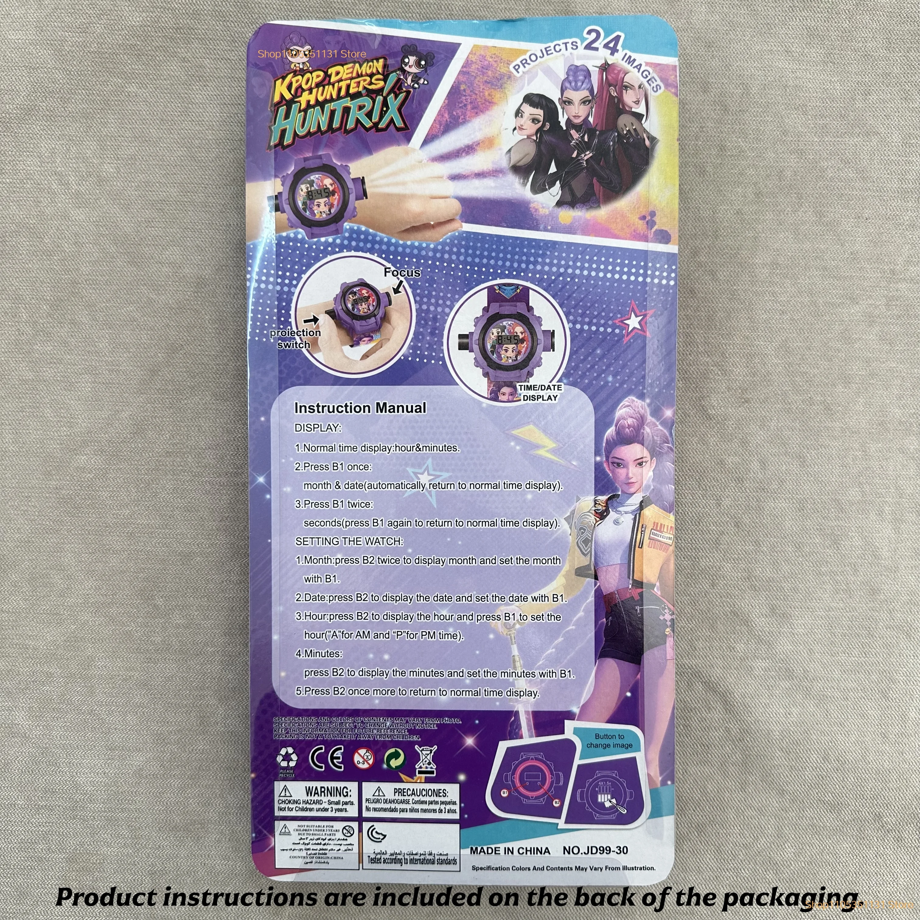 Relógio de Projeção Infantil c - Kids Toys Cartoon Images avaliação e preço