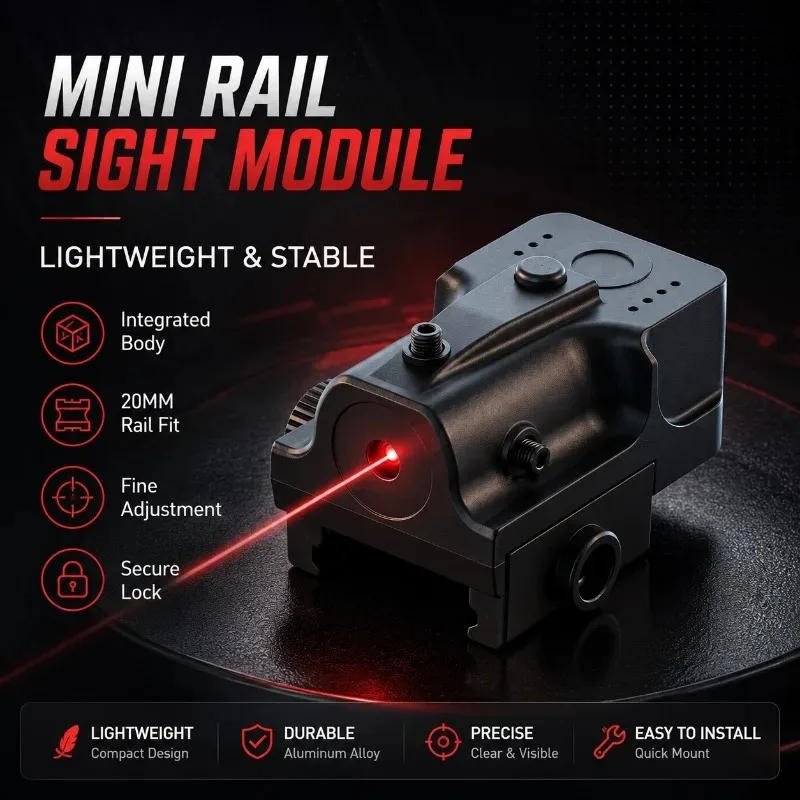 Sturdy Integrated Laser Decor Kit, Four‑way Tunable Indicator Accessory for Hobby Model Modification