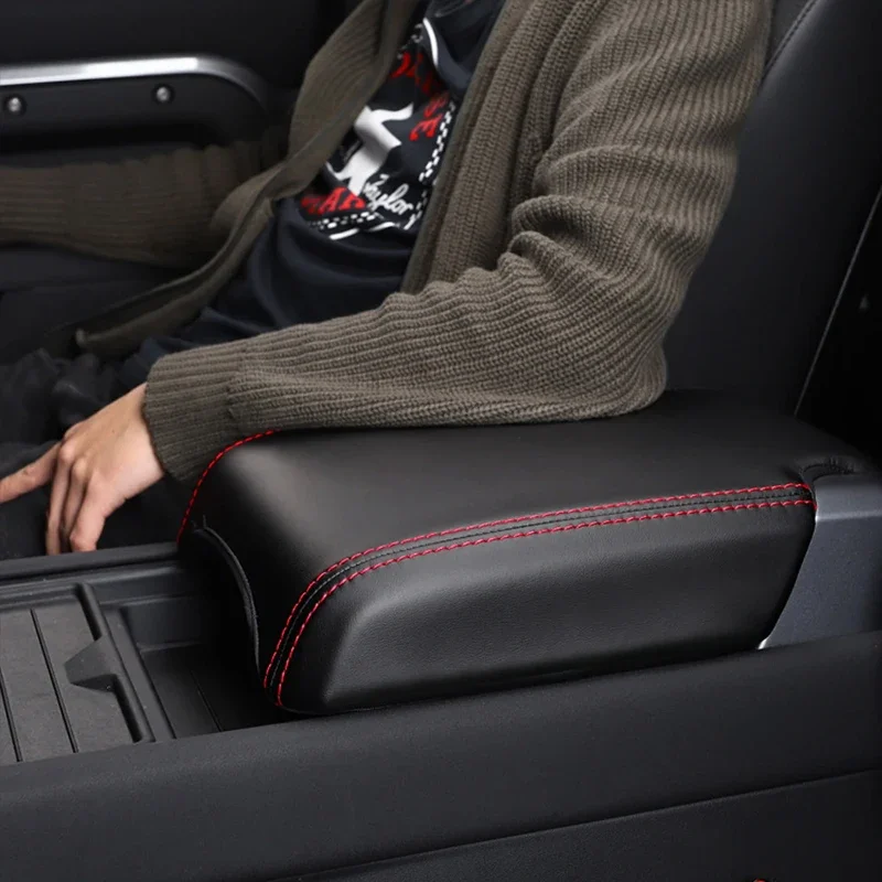 For Land Rover Defender 110 L663 2020-2025 Armrest Cover Pad Protector Leather Cushion Mat Car Interior Styling Accessories