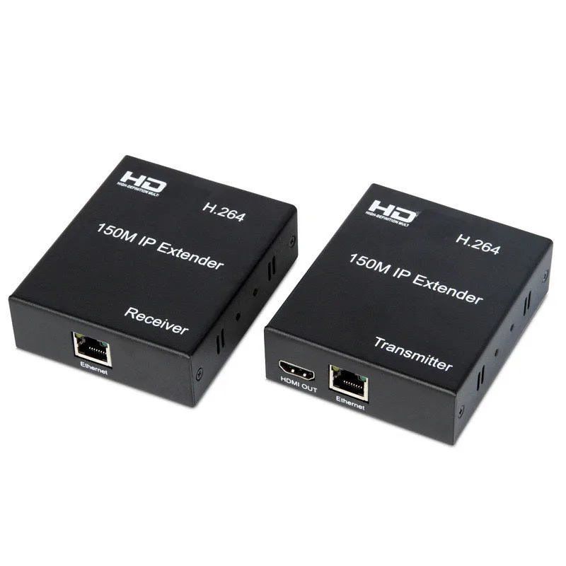 

150M IP Extender Over HDMI-compatible TCP Rj45 Cat5e/6 Cable 1080P Transmitter Ethernet Extender Video Support Through Network S