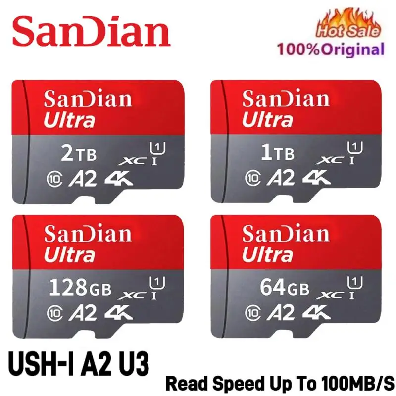 2TB SD Memory Card 128GB SD/TF Flash Card Mini SD Cards 1TB 512GB Micro TF SD Card 256GB For Phones Ps5 Drones Camera Ps4