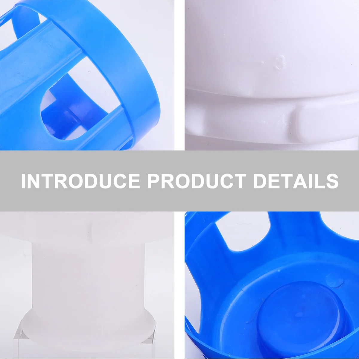 

6.5L Automatic Bird Waterer Durable Birds Water Feeder For Parrot Pigeon Easy Clean Pet Supplies Home Zoo Use White Blue Pcs