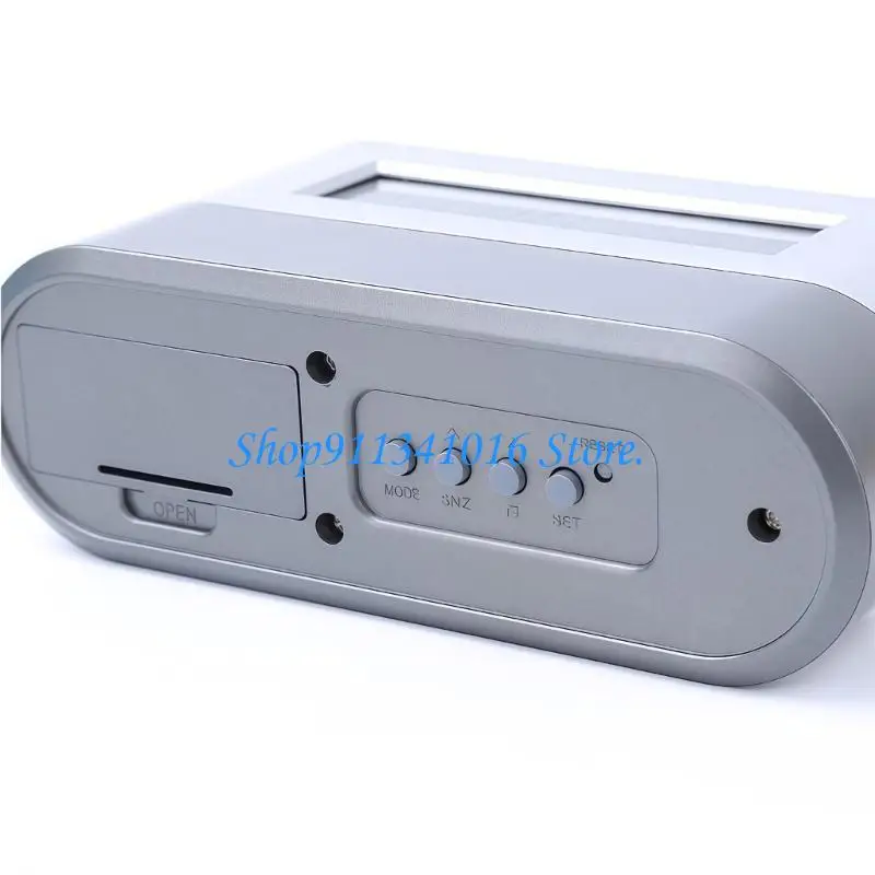  Tabletop Container Holder With Digital Display For Time Temperature And Date