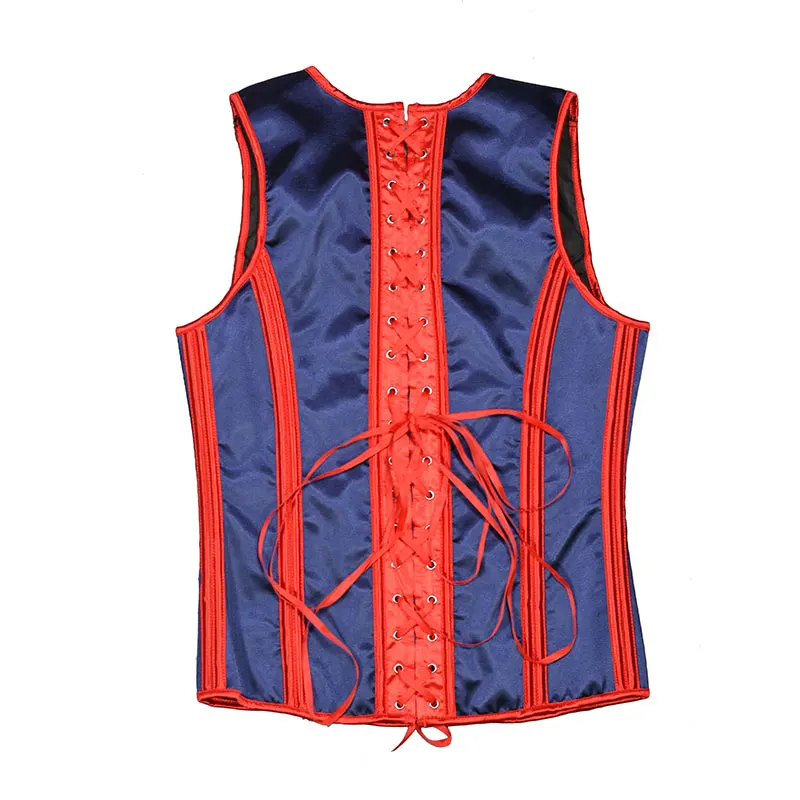 Corset Men Shapers Slim Fit Tank Top Shapewear Chest Binder Waistcoat Vest Jacket Steampunk Gothic Corset Man Underwear