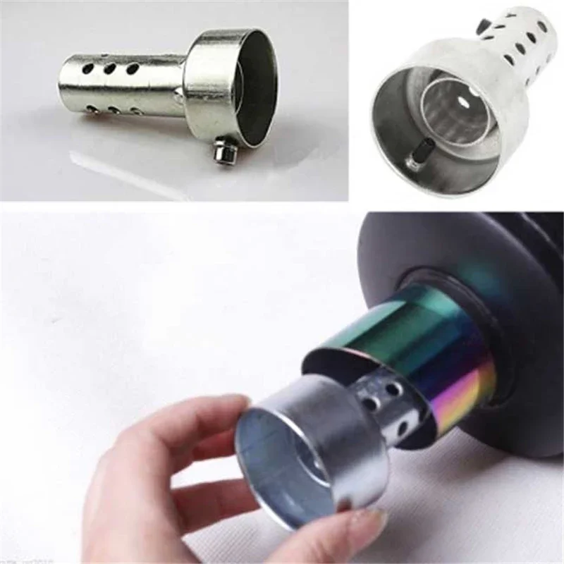 Motorcycle Silencer Noise Sound Eliminator Exhaust Pipe Adjustable Muffler Silencer 35mm/42mm/45mm/48mm/60mm