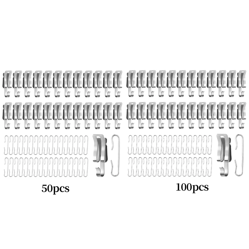 

RISE-Heat Cable Roof Clips And Spacers, Metal De Icing Cable Hooks And Spacers Set Outdoor Gutter Heat Tape Clips