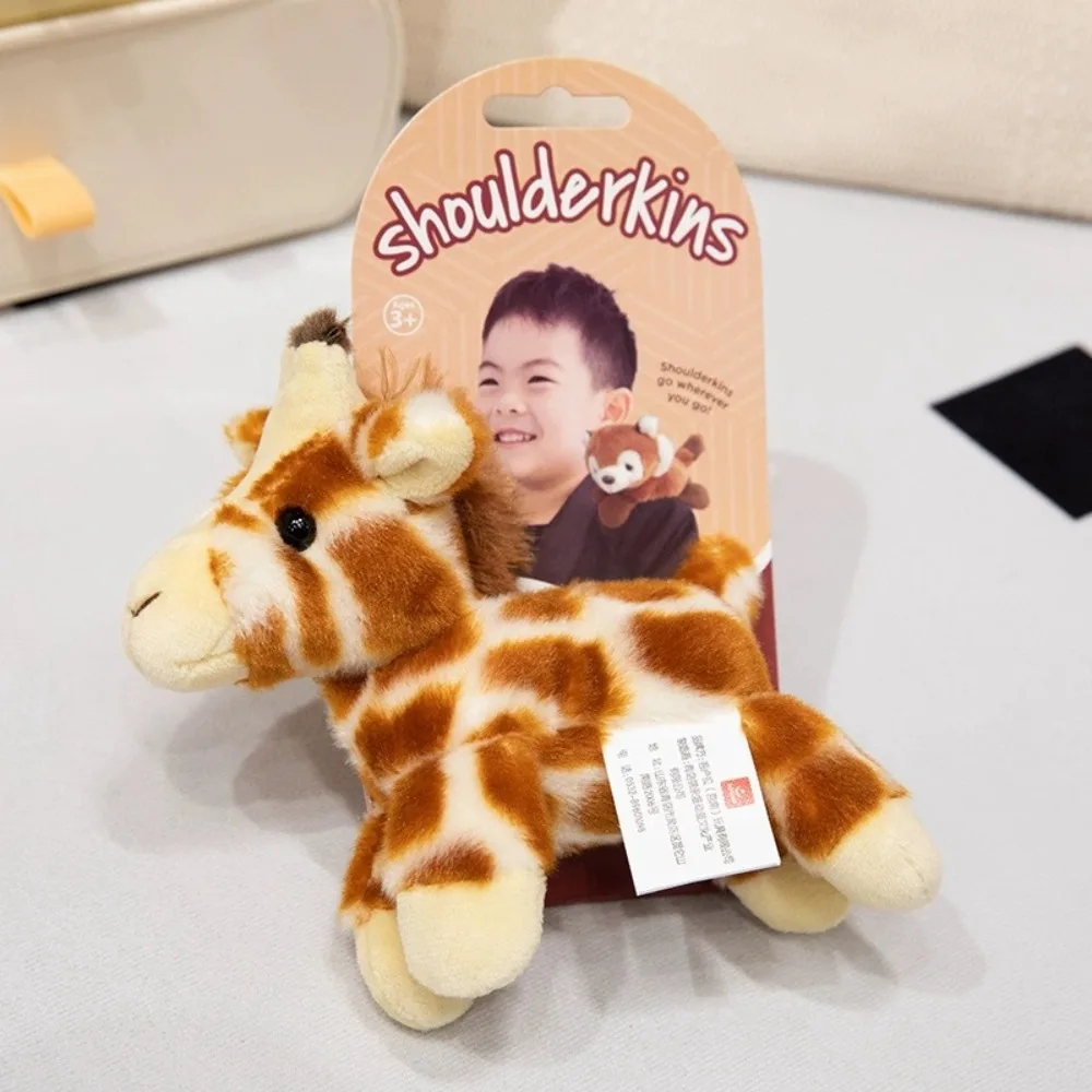 

Stuffed Dolls Shoulder Plush Toy Octopus/Tiger Penguin Turtle Standing Shoulder Animals Cartoon Kawaii Magnetic Stuffed Toy