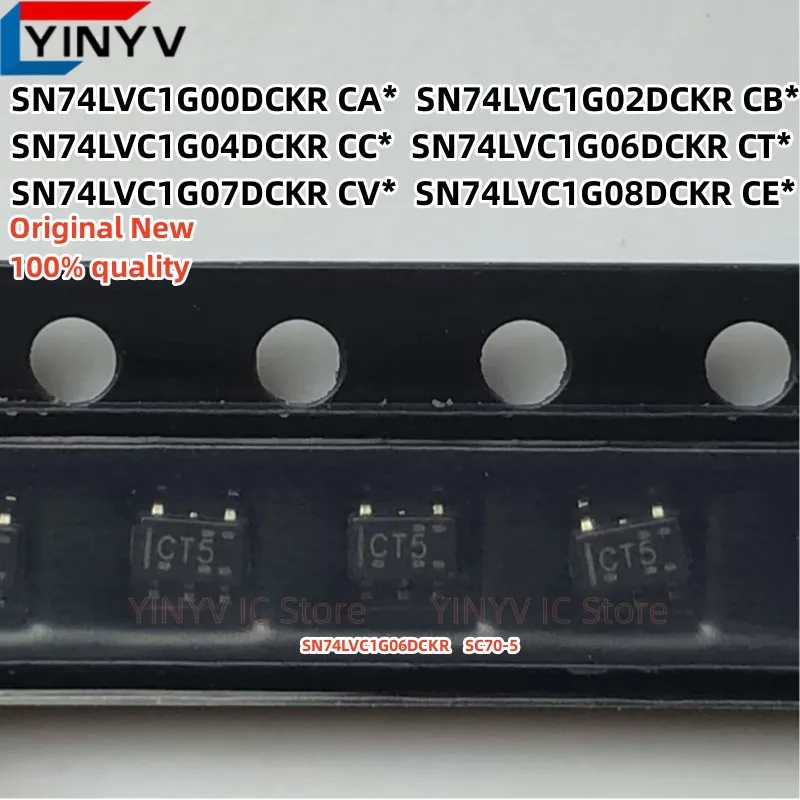 

100PCS SN74LVC1G00DCKR SN74LVC1G02DCKR SN74LVC1G04DCKR SN74LVC1G06DCKR SN74LVC1G07DCKR SN74LVC1G08DCKR SC70-5 100% New