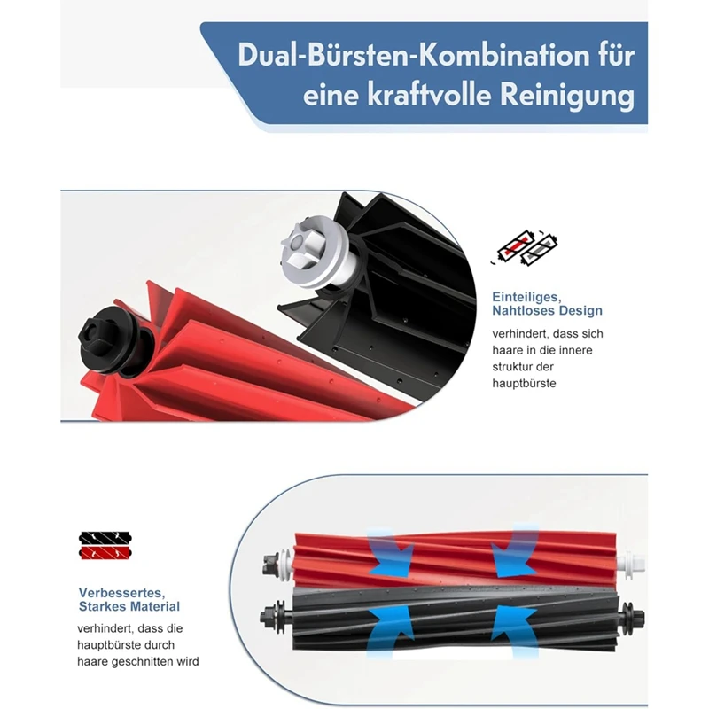 【Hot Cake】Для Roborock S8 Pro Uitra Робот-пылесос Основная боковая щетка Hepa-фильтр Швабра Тканевые мешки для пыли Запасные части