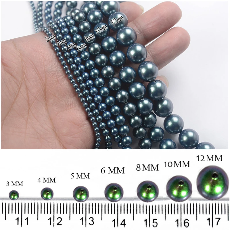 5810 100% Original Crystal Iridescent color series Matte Pearl full drilled hole for DIY loose beads jewelry